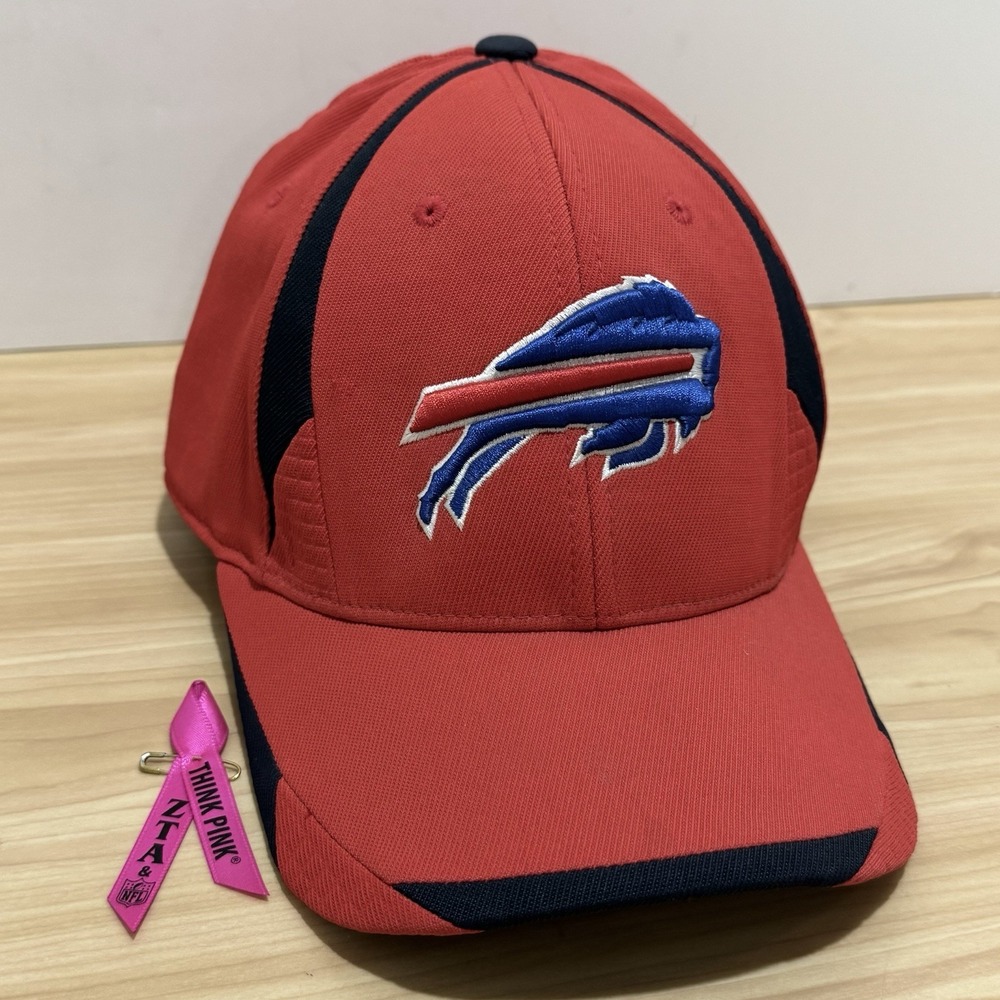 NFL Team Apparel Reebok Buffalo Bills Cap Hat FlexFit L/XL RN# 119208 Think Pink